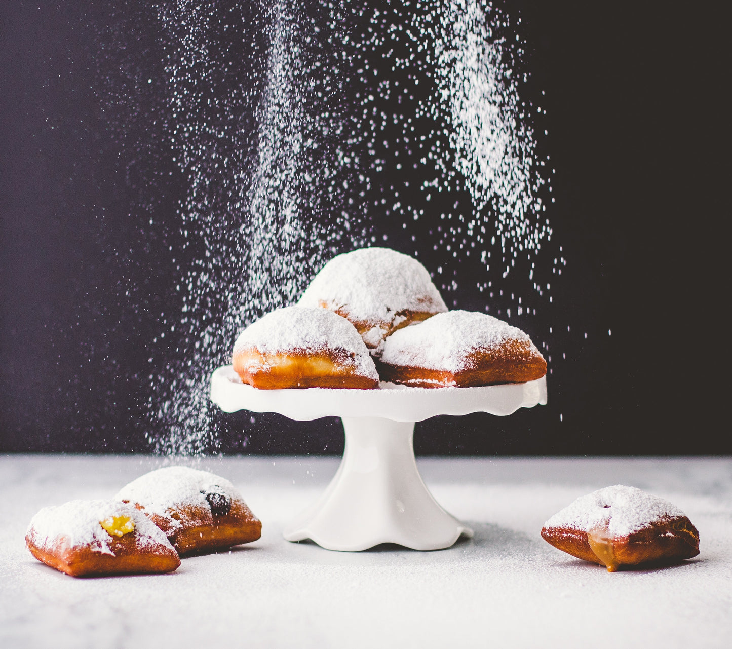 2 Filled Beignets